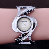 New design women bangle wristwatch quartz crystal luxury