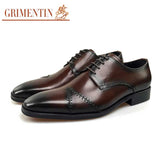 GRIMENTIN formal business men shoes genuine leather 2018