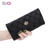 2018 Embroidered Crown New Long Women Wallet