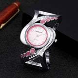 New design women bangle wristwatch quartz crystal luxury