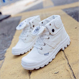 Women's Canvas Shoes 2017 Flat White Shoes