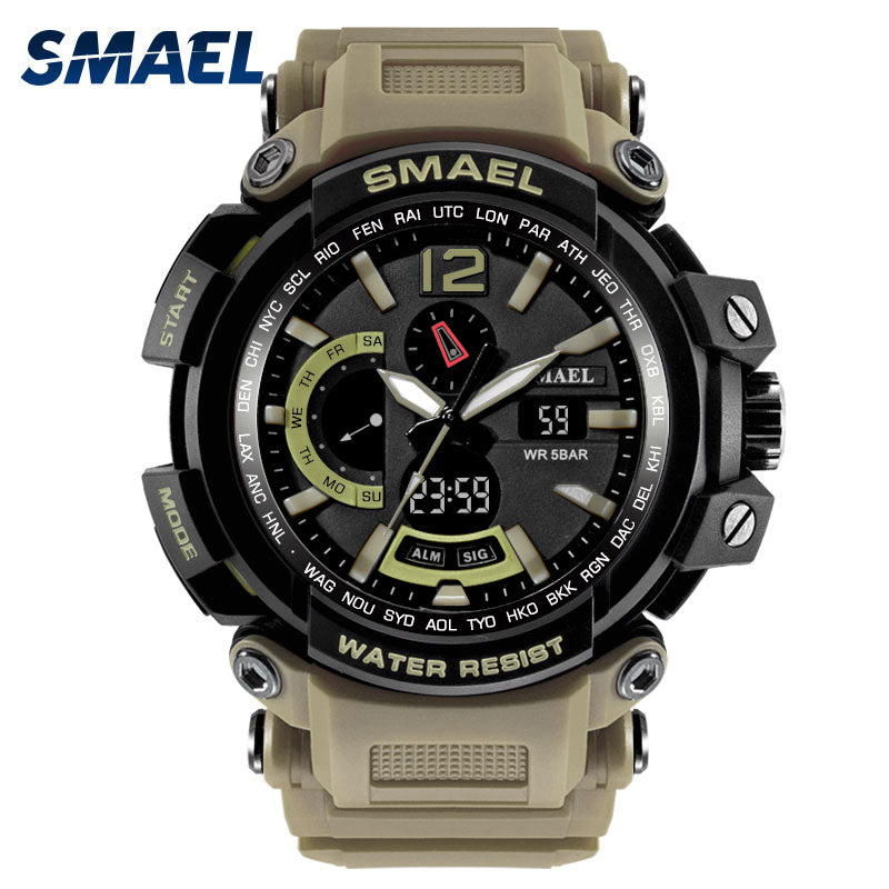 NEW Men Military Watch Waterproof 50M S Shock Resitant