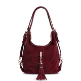 Nico Louise Women Real Split Suede Leather Shoulder Bag