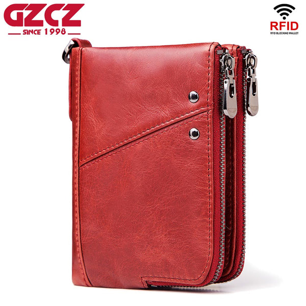 GZCZ 2018 Fashion Women Wallet Genuine Leather