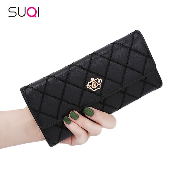 2018 Embroidered Crown New Long Women Wallet