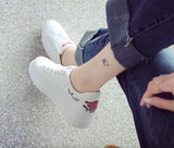 WAWFROK Women Casual Shoes Summer 2018 Embroidered