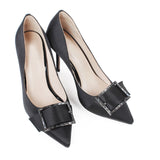 VIKEDUO 2018 New Women High Heels Shoes Black